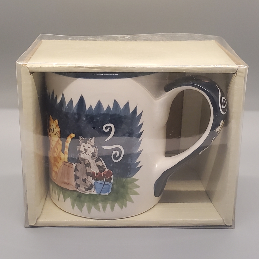 NIB cat coffee cup
